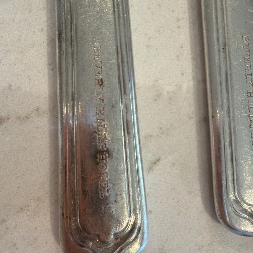 Beverly Hills Hotel Stainless Butter Knives Set of‎ 5 Restaurantware
